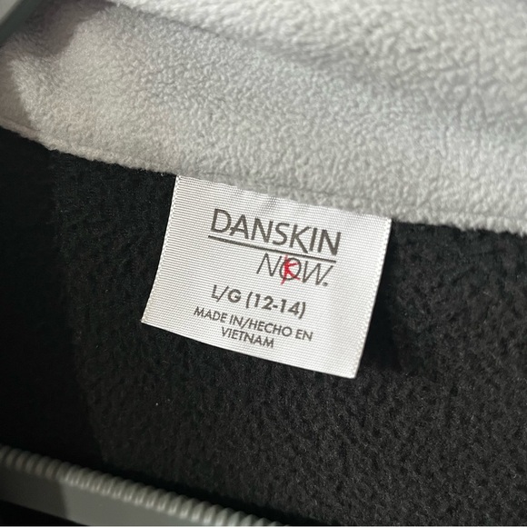 Danskin Black Fleece Pullover size Large - Picture 4 of 7
